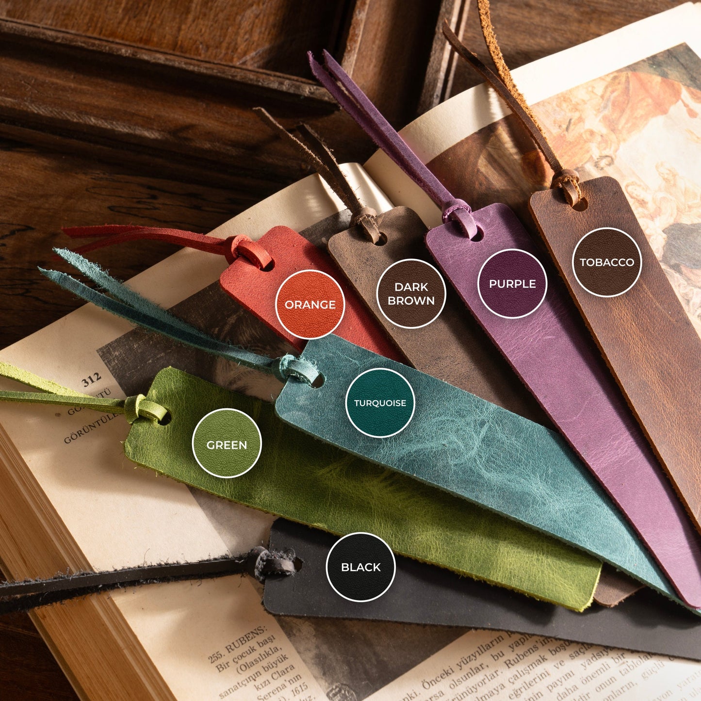 Personalized Leather Bookmark | Custom Quote Bookmark | Handmade Bookmark | Bookworm Gift | Anniversary Gift | Birthday Gift | Book Lover