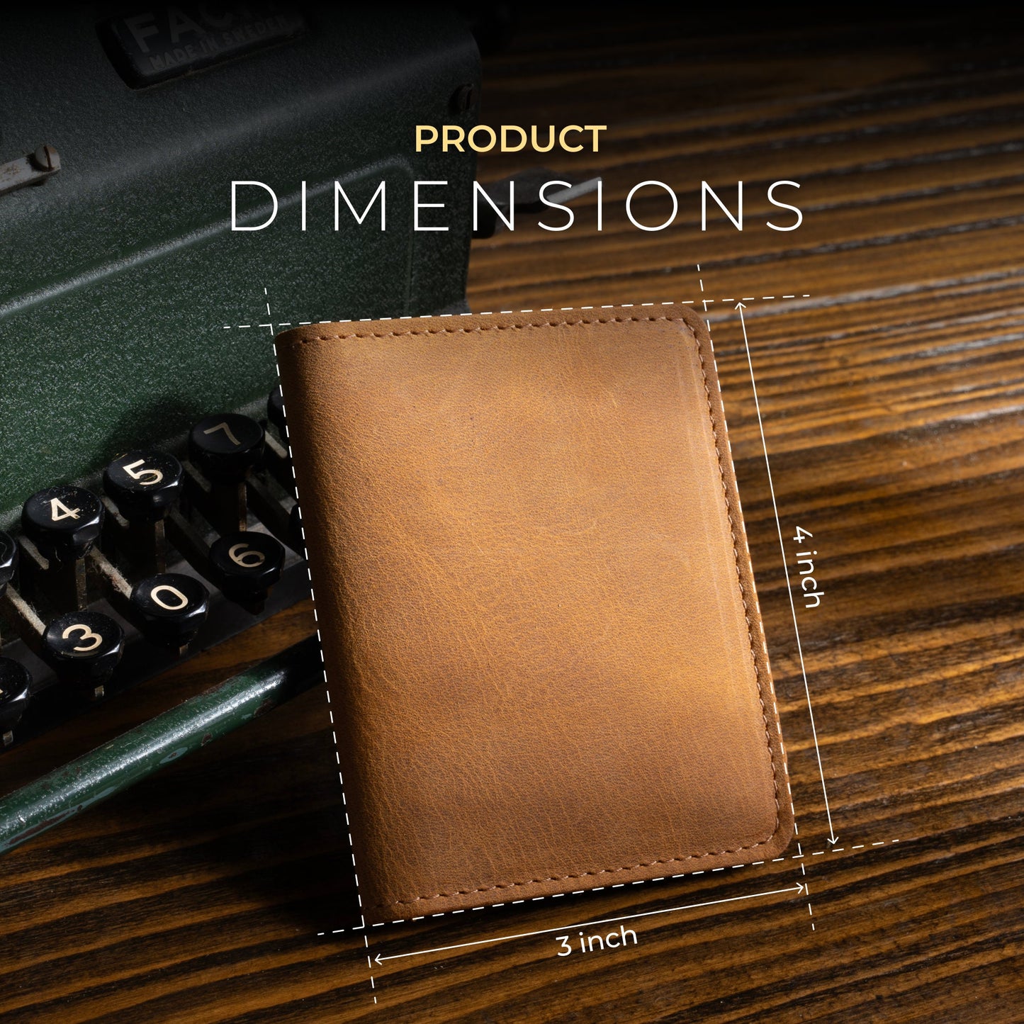 Personalized Minimalist Leather, Bifold Slim Wallet, Leather Card Holder, Distressed Leather Slim Bifold Wallet, Leather Cardholder