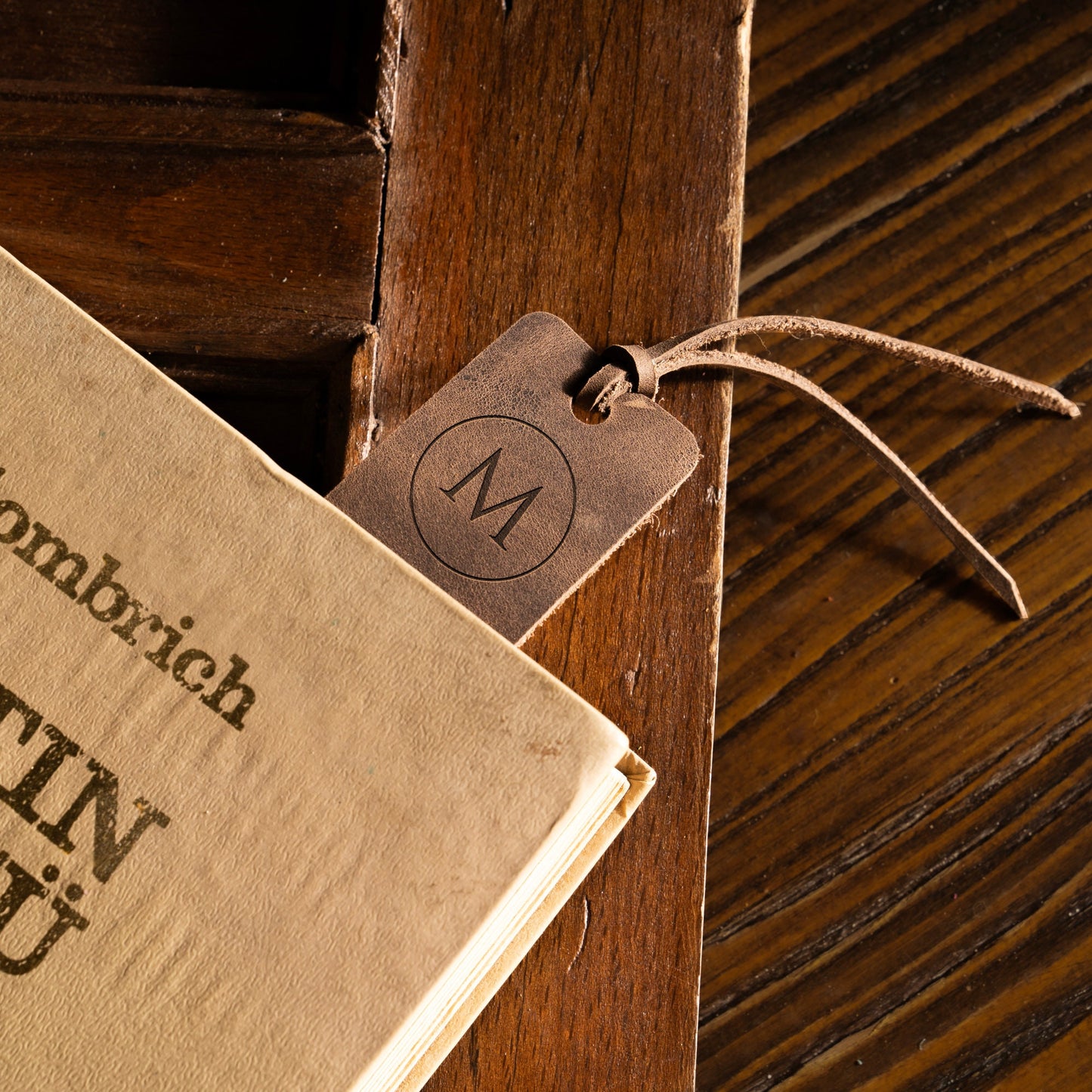 Personalized Leather Bookmark | Custom Quote Bookmark | Handmade Bookmark | Bookworm Gift | Anniversary Gift | Birthday Gift | Book Lover
