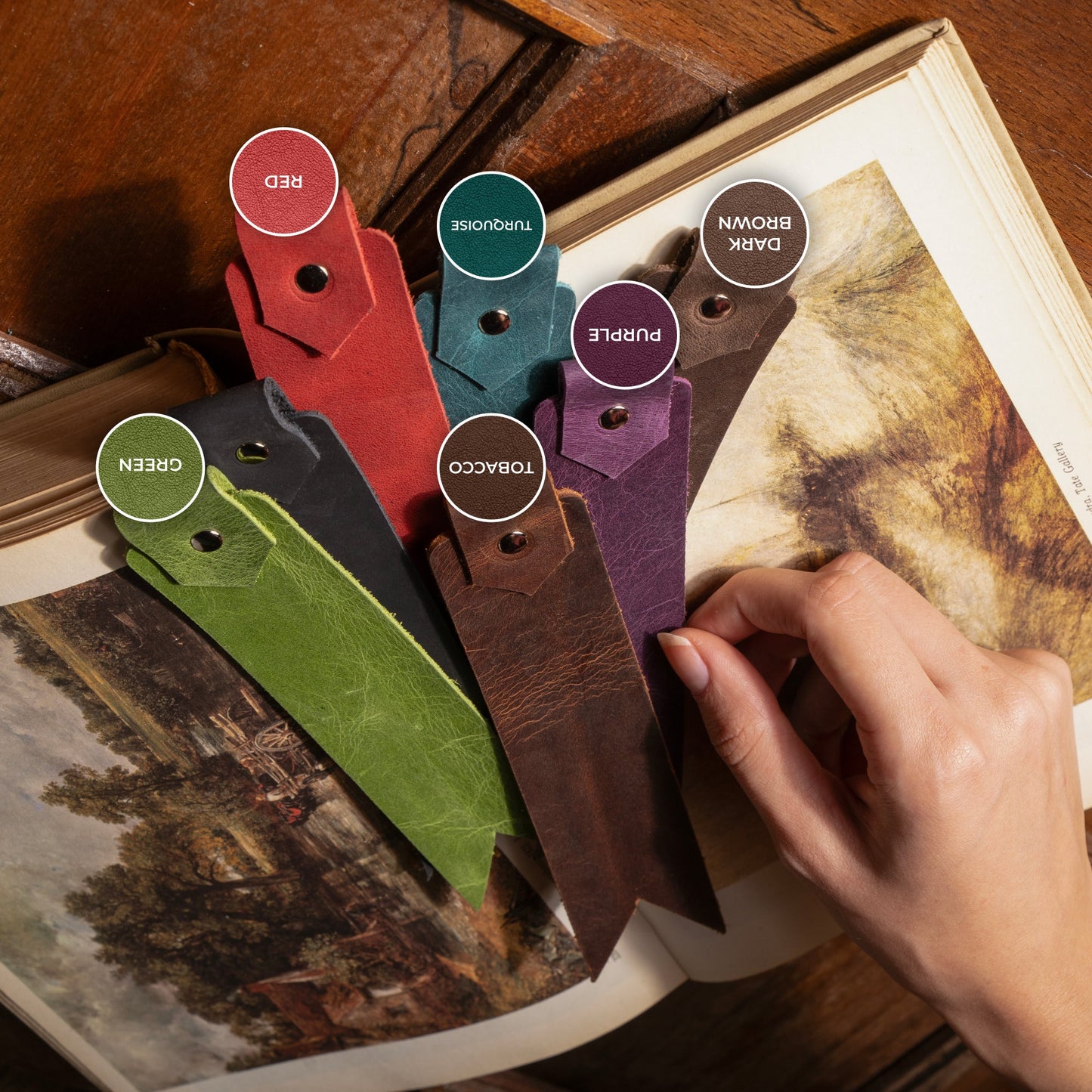 Personalized Leather Bookmark | Custom Bookmark | Bookworm Gift | Gift for Her | Gift for Him | Teacher Gift | Book Lover |