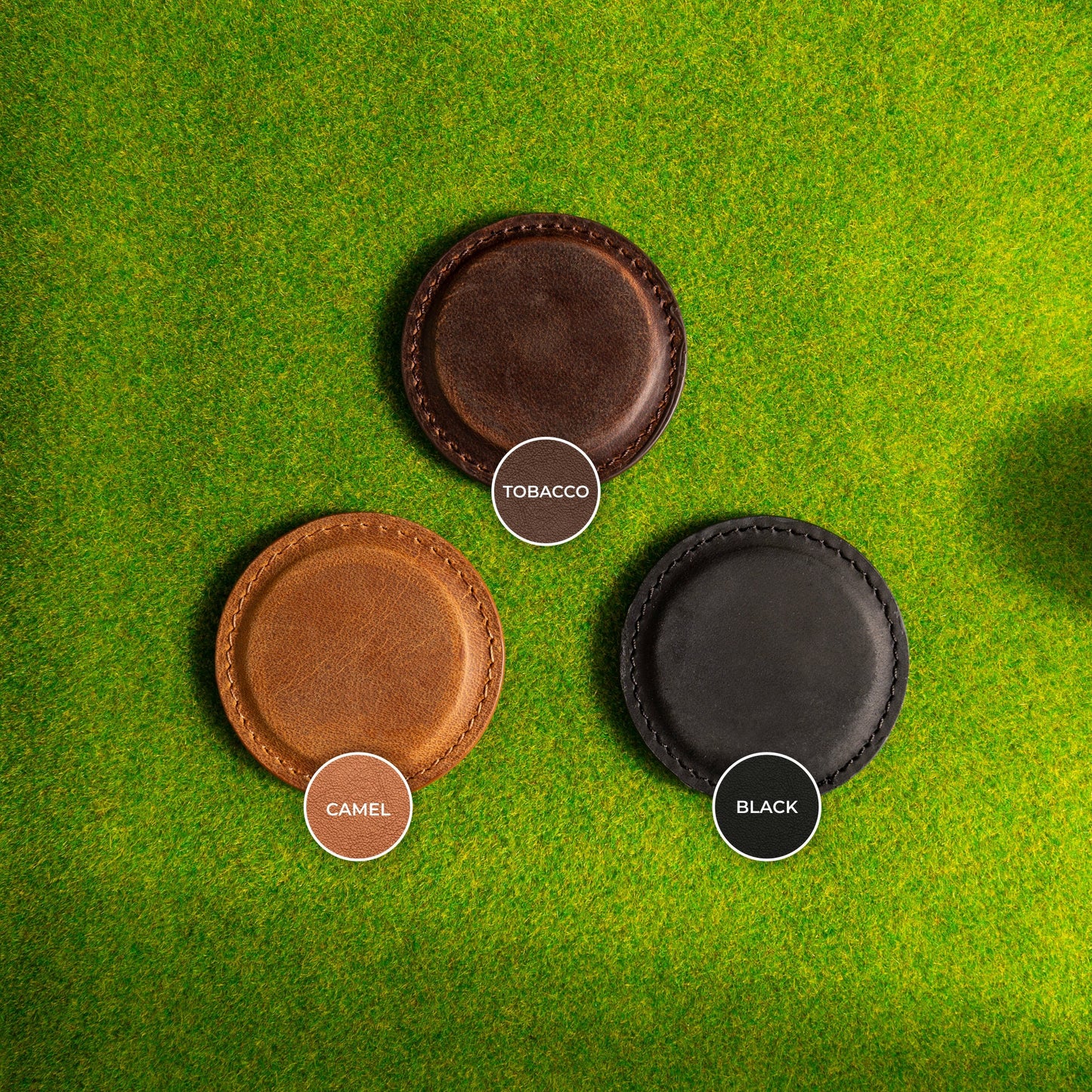 Personalized Premium Leather Golf Ball Marker | Custom Golf Ball Marker | Boyfriend Gift | Gift for Dad | Gifts for Husband | Golf Marker
