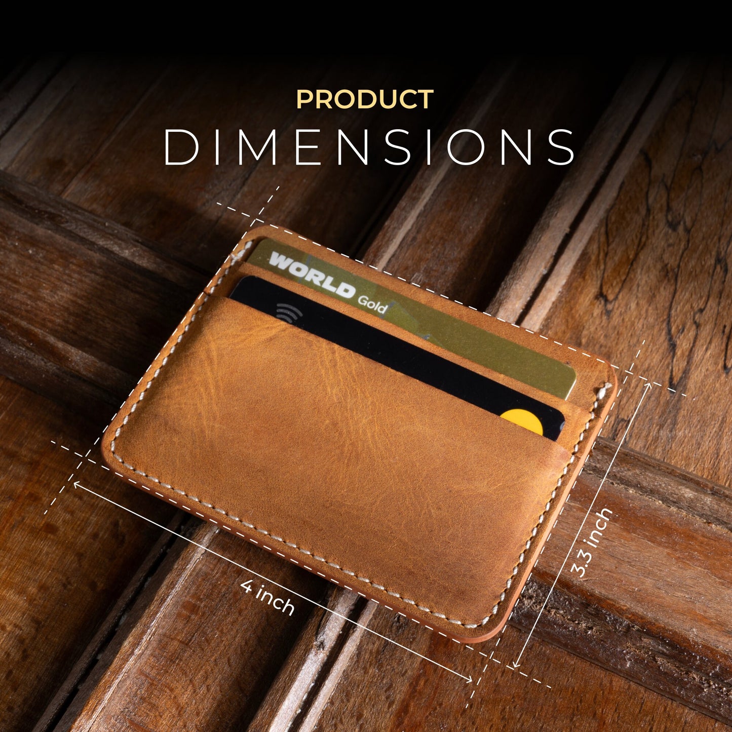 Minimalist Personalized Leather Card Holder Wallet, Leather Card Holder, Credit Card Holder, Slim Card Holder, Small Leather Card Wallet